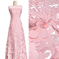 Tissu en velours brodé vert citron et violet à sequins, technique tricotée, uni et extensible, pour robes et chaussures de mariage pour garçons et filles, vente en gros