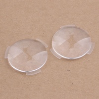 Lentille convexe sphérique double convexe en PMMA acrylique pour casque VR Google Cardboard, personnalisable OEM, 25mm/34mm/37mm/42mm Aobeishi
