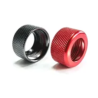 Vis de verrouillage en alliage d'aluminium avec tête sphérique de 17 mm, interface de conversion universelle, processus de moletage, raccord métallique générique