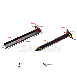 두꺼운 울타리 포스트 수리 앵커 키트, 헤비 듀티 스틸 울타리 포스트 스테이크, 수리 기울어 진 깨진 4x 4/6x6 목재 포스트 - Product Image 3