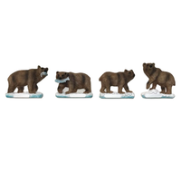 Logo personnalisé résine 3D Animal Alaska Norvège Souvenir ours polaire aimant de réfrigérateur