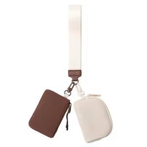 <span class=keywords><strong>Portafoglio</strong></span> <span class=keywords><strong>sportivo</strong></span> personalizzato alla moda in Nylon da doppio polso borsa a gettone doppia custodia da polso portachiavi bracciale portacarte <span class=keywords><strong>portafoglio</strong></span> - Product Image 3