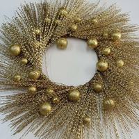 Guirlande de Noël d'intérieur en polyester, forme florale, style tendance, taille personnalisée, décoration murale pour usage commercial et domestique