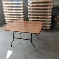 Sperrholz 48 "60" 72 "Zoll Bankett Event Klapp Esstisch