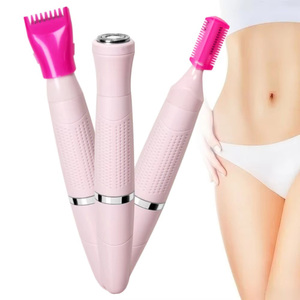 Depiladora Eléctrica 3 en 1 para Mujer, Recortadora Portátil Rosa para Cuerpo y Rostro, Depilación sin Dolor, Depiladora de Cejas GZ RTS al por Mayor - Product Image 3