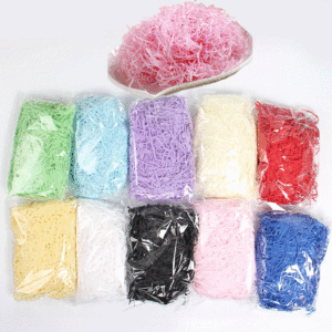 Rafia a granel, trozos <span class=keywords><strong>de</strong></span> papel triturado para rellenos <span class=keywords><strong>de</strong></span> cajas <span class=keywords><strong>de</strong></span> dulces para fiestas <span class=keywords><strong>de</strong></span> boda, decoración <span class=keywords><strong>de</strong></span> regalos, suministros <span class=keywords><strong>de</strong></span> hierba plisada para <span class=keywords><strong>nido</strong></span>. - Product Image 2