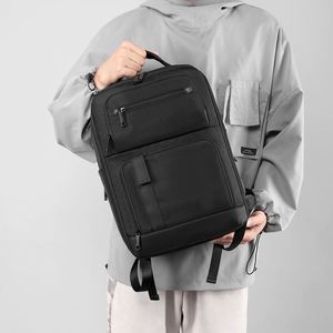 Custom logo Design Fashion Business <b>Travel</b> <b>Bag</b> Wholesale Waterproof Oxford Multi Pocket Usb Port <b>Laptop</b> Backpack - Product Image 5