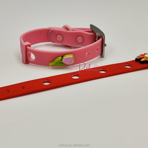 طوق جديد للحيوانات الأليفة من بيتكا مصنوع من البي في سي قابل للتعديل ومقاوم للماء بتصميم فاخر وشعار منقوش لعام 2026 - Product Image 4