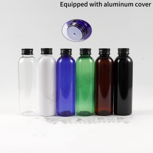 Botella de Spray de Plástico PET Cosmética Blanca y Azul de 150 ml, Botellas de Spray con Bomba de Niebla Ámbar Vacías en Stock - Product Image 4