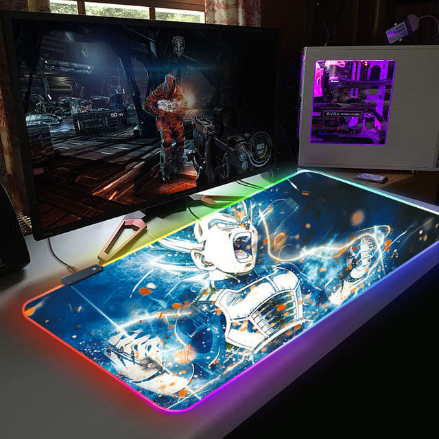 Xl Xxl Large 30*80 40*90 Rgb Mouse Pad Super Bright Led Desk Mat Gaming Mat Mousemat Color Box