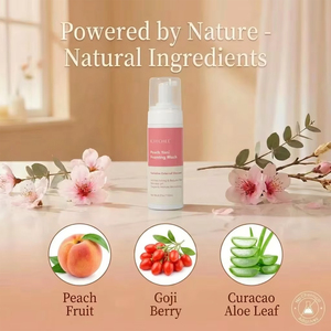Kit Íntimo Portátil con Aroma a Melocotón de Marca Privada OEM: Mousse, Gel Exfoliante, Aceite y <span class=keywords><strong>Spray</strong></span> para Viaje - Product Image 5