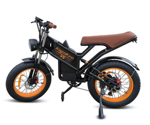 Bicicleta Elétrica Kugoo Kirin V5 750W com Pneus Largos, Bicicleta Híbrida Fashion Off-Road com <span class=keywords><strong>Mini</strong></span> Fatbike 48V, Armazém Dubai Rússia - Product Image 2