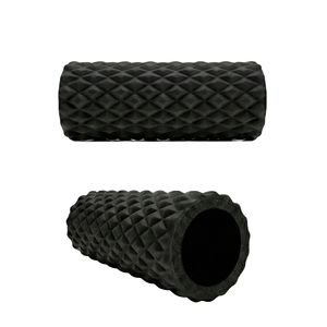 Rouleau <span class=keywords><strong>de</strong></span> mousse EPP/EVA haute densité creux noir 33*14cm pour le yoga, l'exercice et le massage des tissus profonds – Vente directe usine - Product Image 1