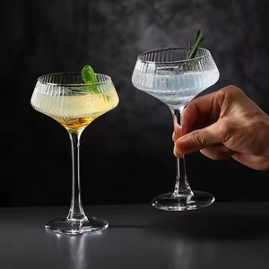 Cristalería de cristal de lujo, copas de vino tinto y blanco con borde, copa de champán, copa de cóctel para restaurante, bar, hogar - Product Image 3