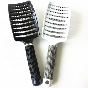 Peigne Anti-statique à air incurvé, outil <span class=keywords><strong>de</strong></span> coiffure pour Salon <span class=keywords><strong>de</strong></span> coiffure, <span class=keywords><strong>brosse</strong></span> à poils <span class=keywords><strong>de</strong></span> <span class=keywords><strong>sanglier</strong></span>, <span class=keywords><strong>meilleur</strong></span> pour démélant tous Types <span class=keywords><strong>de</strong></span> <span class=keywords><strong>brosse</strong></span> à cheveux - Product Image 3