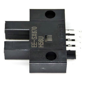 新しいオリジナルEE-SX670ミニチュア光電スイッチ赤外線センサーUスロット誘導Lタイプ溶接プラグインWRリードEE-SX670付き - Product Image 1