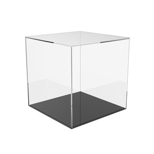 Benutzer definierte klare Acryl Display Box Hochzeits bevorzugung Candy Cube Box Clear Souvenir Geschenke Schuhkarton