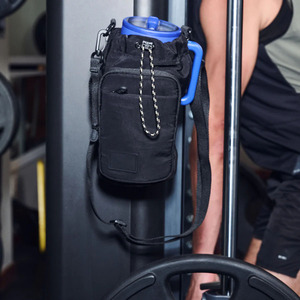Sac de sport portable étanche avec cordon de serrage pour bouteille d'eau, idéal pour la course à pied et la gym, avec fermeture magnétique - Product Image 4