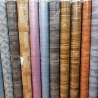 Tapis de sol en PVC damier noir et blanc tapis de sol en vinyle rouleau feuille de revêtement en plastique linoléum caoutchouté Tikar Getah