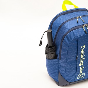 Lightweight Versatile <b>Backpack</b> Rhombus Grid Multi-functional Student <b>School</b> Bag Casual Bag Blue <b>Large</b> Capacity Short Trip - Product Image 5