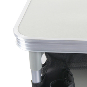 Tavolo da cucina pieghevole stazione di cottura portatile da esterno cucina da <span class=keywords><strong>campeggio</strong></span> in alluminio con Organizer di stoccaggio - Product Image 4