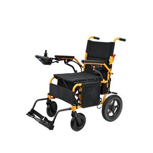 Fauteuil roulant électrique tout-terrain pliable portatif et motorisé de conception de dispositif médical domestique résistant - Product Image 4