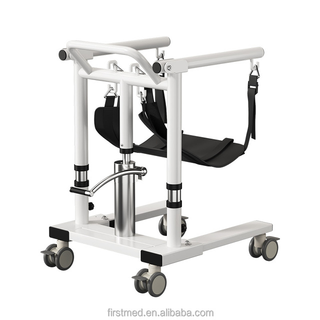 Hydraulic Standing Patient Lift Device Mobile Transfer Wheelchair with Safety Sling for Home & Hospital Us