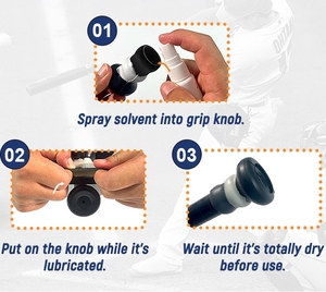 Tùy chỉnh cao su Silicone Grip Bóng Chày BAT Choke knobs Silicone bóng chày knobs - Product Image 5