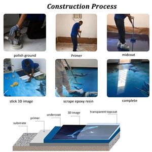 Recubrimiento de Piso <span class=keywords><strong>3D</strong></span> de Resina Epoxi Transparente y Colorida Personalizada, <span class=keywords><strong>Pintura</strong></span> de Piso con Adhesivo <span class=keywords><strong>3D</strong></span> Epoxi de Alto Brillo a Base de Agua, Hecho <span class=keywords><strong>en</strong></span> China - Product Image 4