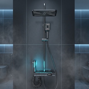 Ensemble <span class=keywords><strong>de</strong></span> <span class=keywords><strong>douche</strong></span> ZEPENG <span class=keywords><strong>de</strong></span> haute qualité avec touches LED, 4 fonctions, colonne <span class=keywords><strong>de</strong></span> <span class=keywords><strong>douche</strong></span> murale <span class=keywords><strong>pour</strong></span> salle <span class=keywords><strong>de</strong></span> bain avec affichage <span class=keywords><strong>de</strong></span> la température - Product Image 6
