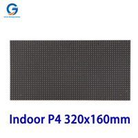 Panel LED SMD P4 a Todo Color para Interiores, 320x160mm, Módulo LED de Alto Brillo para Video Wall Publicitario