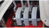 Levier de commande hydraulique en acier GJ1134 avec câble de 2 m et valve 3P40 pour le contrôle à distance des axes