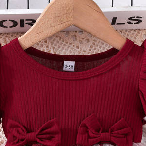 Summer <strong>Kids</strong> <strong>Dress</strong> for Girls Princess Style O-Neck Collar Butterfly Mesh Flying Sleeve Solid Color Polyester Clothes for <strong>Kids</strong> - Product Image 5