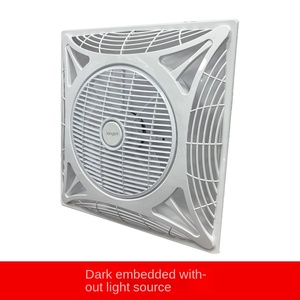 Nhà Máy Bán Buôn AC Tích Hợp Văn Phòng Quạt Trần Chiếu Sáng Điều Khiển Từ Xa Vật Liệu Nhựa Class A +++ Hiệu Quả Năng Lượng Yên Tĩnh - Product Image 2