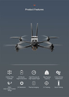 Kit de drone à imagerie thermique SKYDROID MX330T+ (la télécommande intelligente a une portée de 20 km).