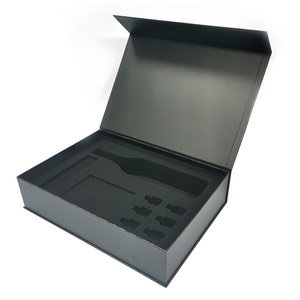 Custom Luxury <b>Large</b> Big Black Gold <b>Gift</b> Magnet <b>Box</b> Packaging Folding Magnetic Closure <b>Gift</b> <b>Box</b> With Lid - Product Image 1