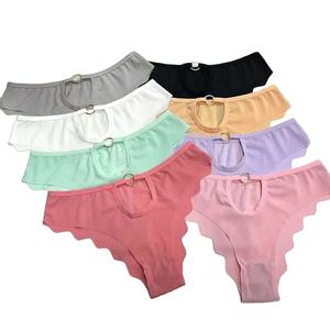 Precio bajo Inventario Ropa interior de mujer de alta calidad Color sólido Tanga sin costuras <span class=keywords><strong>Bikini</strong></span> Lencería cómoda y sexy Tanga - Product Image 1