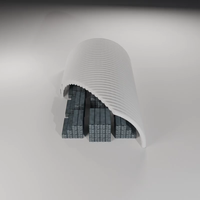 Structure Gonflable OEM Supportée - Tente Conteneur Dôme Entrepôt Abri en PVC/Oxford Imperméable Durable Résistant Soleil/Vent