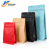 Sachets d'emballage octogonaux scellés de qualité alimentaire pour café et thé, pochettes en aluminium refermables à fond plat pour aliments pour bébés et nouilles, tailles personnalisables