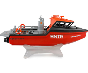 DWI 2.4Ghz <span class=keywords><strong>Bateau</strong></span> télécommandé Moteur sans balais <span class=keywords><strong>Bateau</strong></span> <span class=keywords><strong>de</strong></span> <span class=keywords><strong>sauvetage</strong></span> étanche à l'eau 10 KM/H Bateaux <span class=keywords><strong>de</strong></span> course Jouet pour piscines Lacs Rivière Pour Enfants - Product Image 3