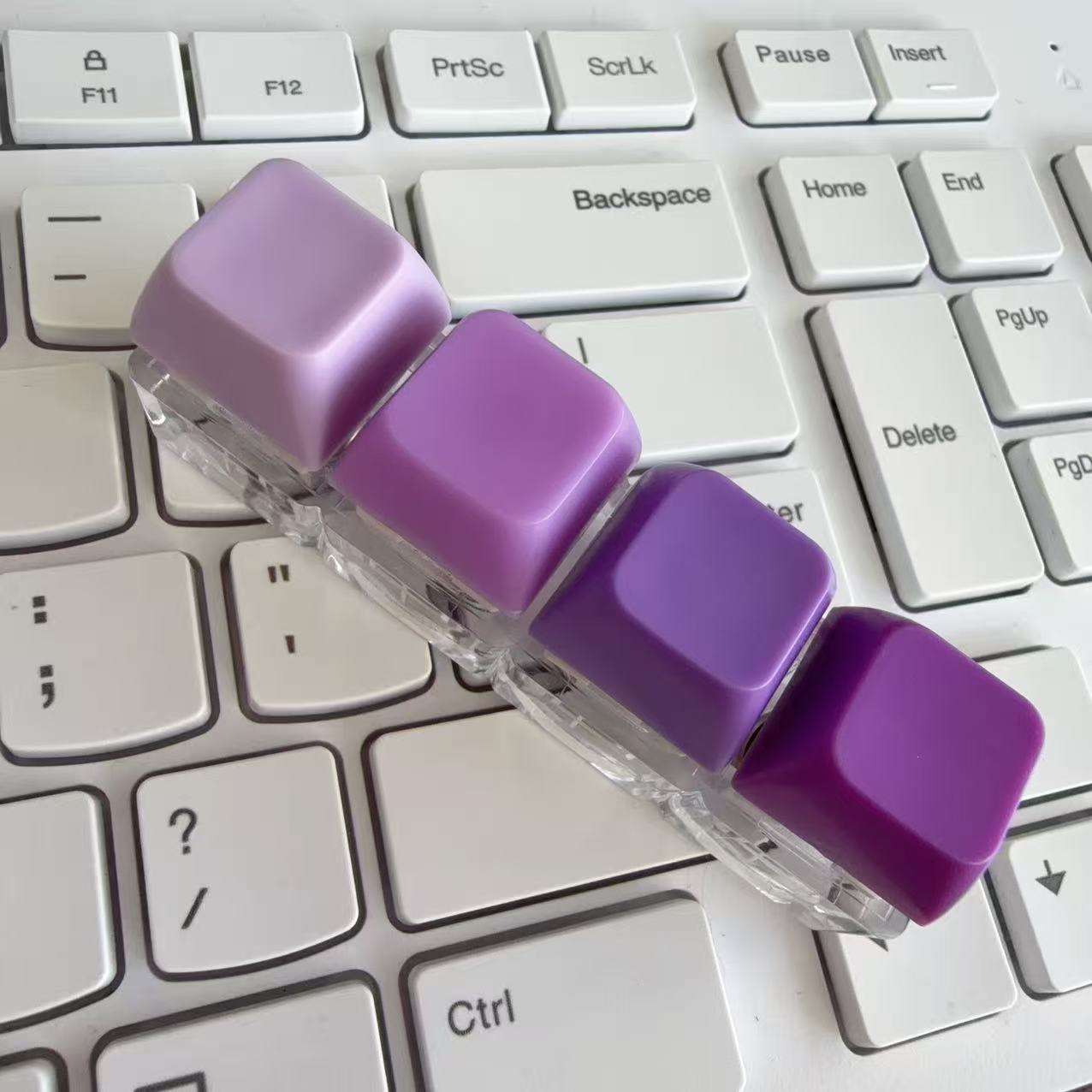 purple tones from light to dark