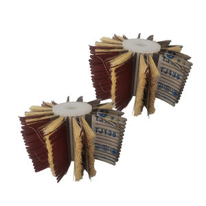 Pinceau de ponçage pour bois personnalisable OEM de qualité industrielle Pinceau de polissage pour papier de ponçage Brosse à bande en <span class=keywords><strong>sisal</strong></span> - Product Image 5