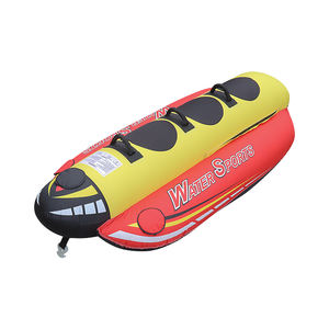 Bateau banane gonflable en PVC pour 3 personnes, remorquable, pour adultes, unisexe, sports nautiques - Product Image 1