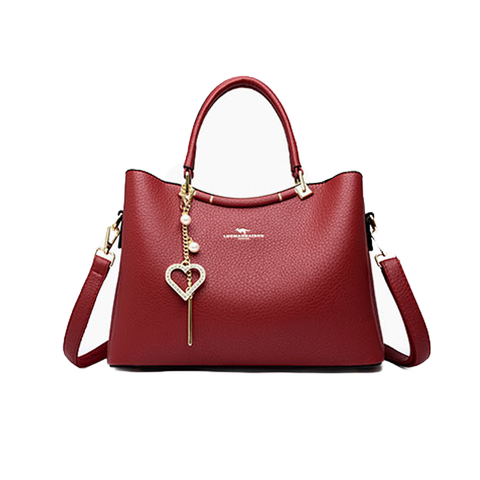 Hot Sell New Design Women's Tote Bag Simple Fashionable Ladies Business Handbag Wear-resistant Waterproof Genuine Leather Bag