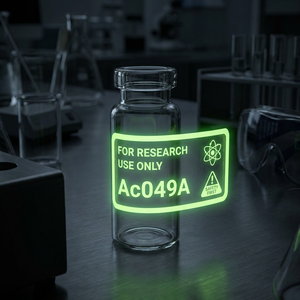 Etiquetas de Lujo para Viales de Péptidos con Lámina Dorada y Relieve - Marca Metálica Premium con Acabado Texturizado para Investigación de Alta Gama - Product Image 3