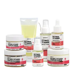 Anti-Aging Hautpflege Eigenmarke Feuchtigkeitscreme Eigenmarke Kosmetik Hautpflege Multi-Peptide Aufhellungs-Retinol Hautpflegeset