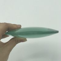 10x Clip-on Magnifier Green Glass Optical Convex Lens Round Reading Loupe