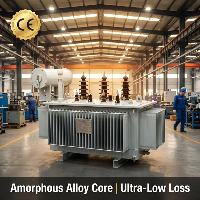 Amorphous Alloy Core Oil Immersed Power Transformer SH15-21-25 Series |Delivery | CE Certified Distribution Transformer