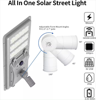 Meilleures lampes solaires commerciales pour parkings, éclairage extérieur IP65 étanche, lampadaires solaires pour parkings