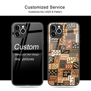 Coques de Téléphone à Impression Personnalisée Motif Ethnique <span class=keywords><strong>Africain</strong></span> pour iPhone 13 12 11 Pro Xr Xs Max en Verre Trempé et TPU - Product Image 5